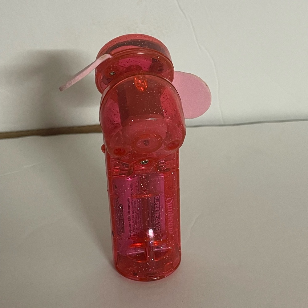 Vintage Disney Princess Cinderella, Aurora, and Belle Pink Travel Fan with Light - Picture 4 of 9
